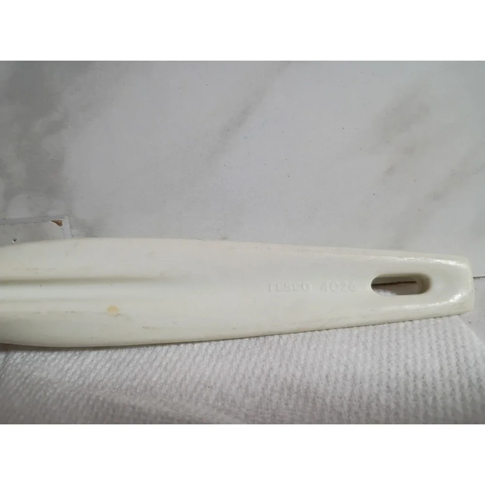 Vintage Fesco 4026 Off White Nylon Slotted Spatula Turner Kitchen Utensil 9.75